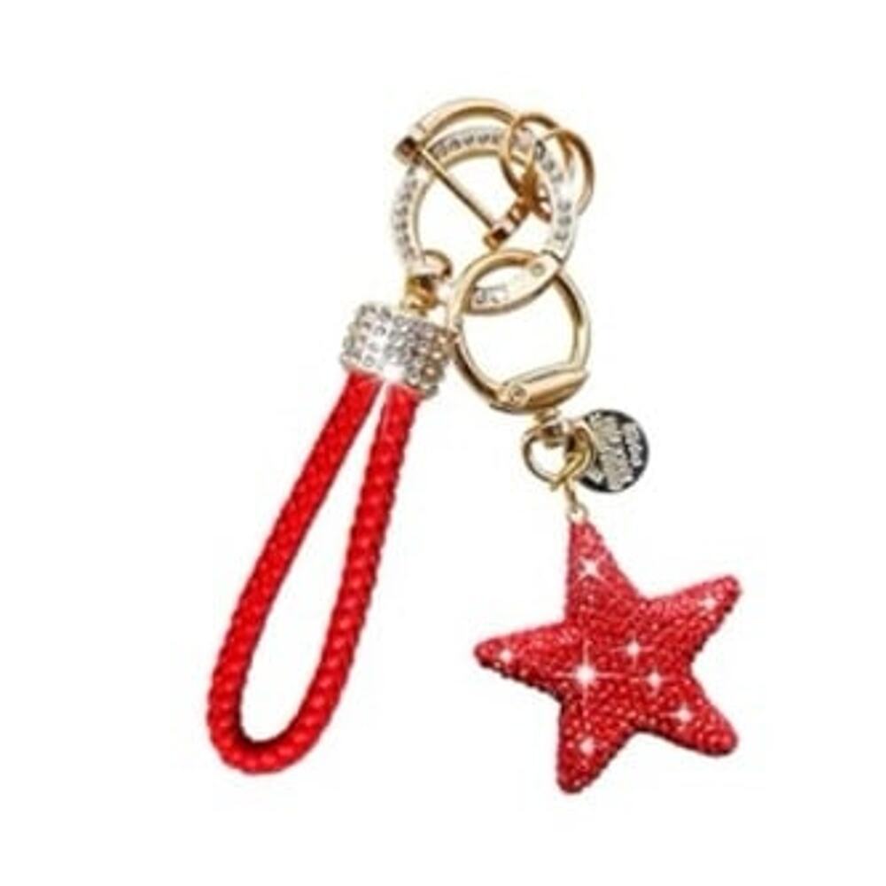 Keychain Rhinestone Star Keychain for Women Bling Sparkly Car Keys New